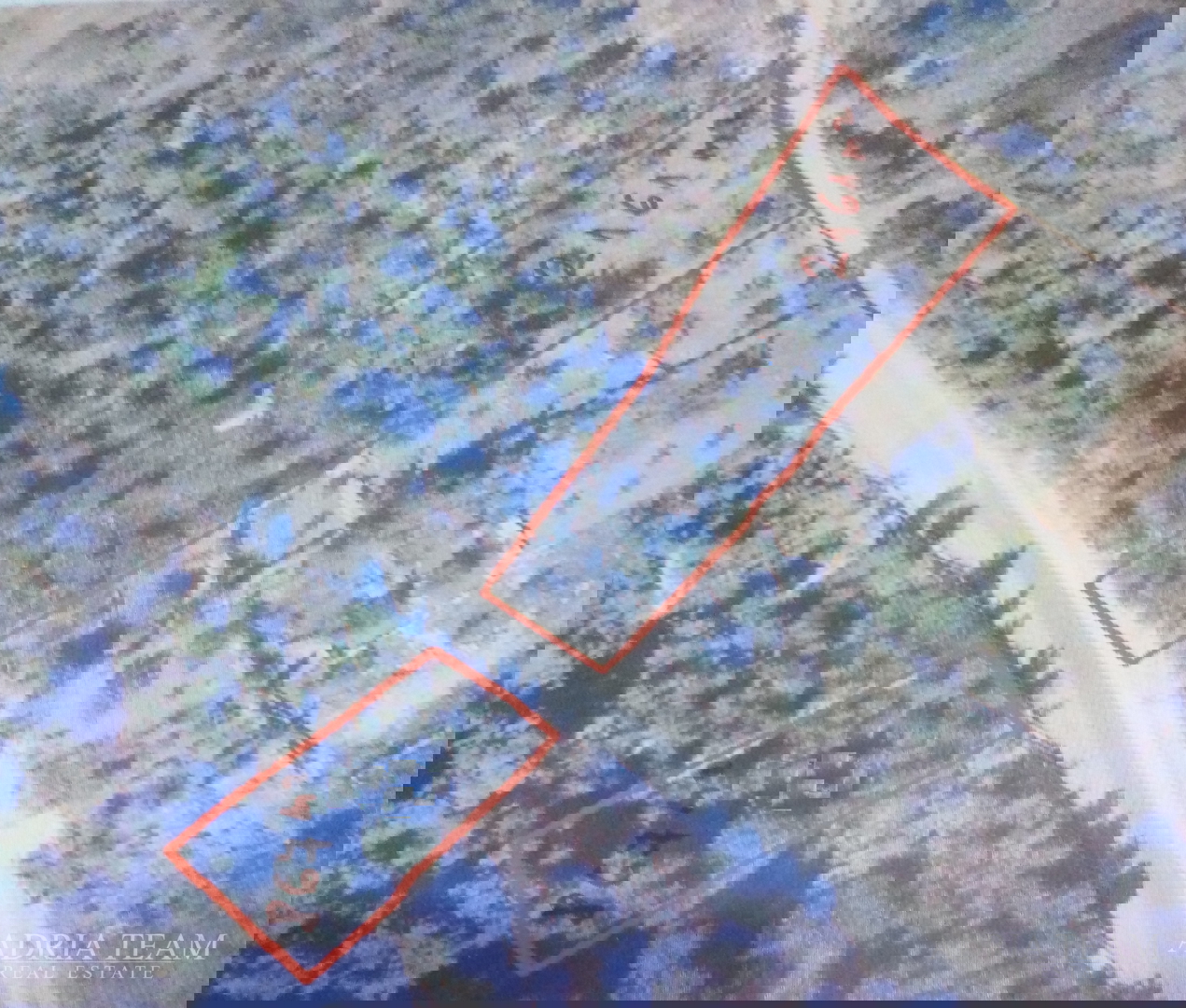 POLJOPRIVREDNO ZEMLJIŠTE, ODLIČNA POZICIJA! 80 m OD MORA, NEVIĐANE - PAŠMAN