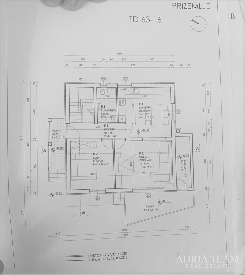 FAMILY HOUSE WITH LARGE AND ARRANGED YARD AND SWIMMING POOL, 400 M FROM THE SEA, ZADAR - BORIK