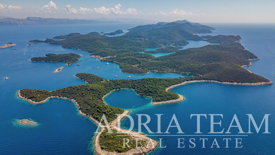 POZEMEK PRAVIDELNÉHO TVARU, 850 m OD MOŘE, BABINO POLJE - MLJET