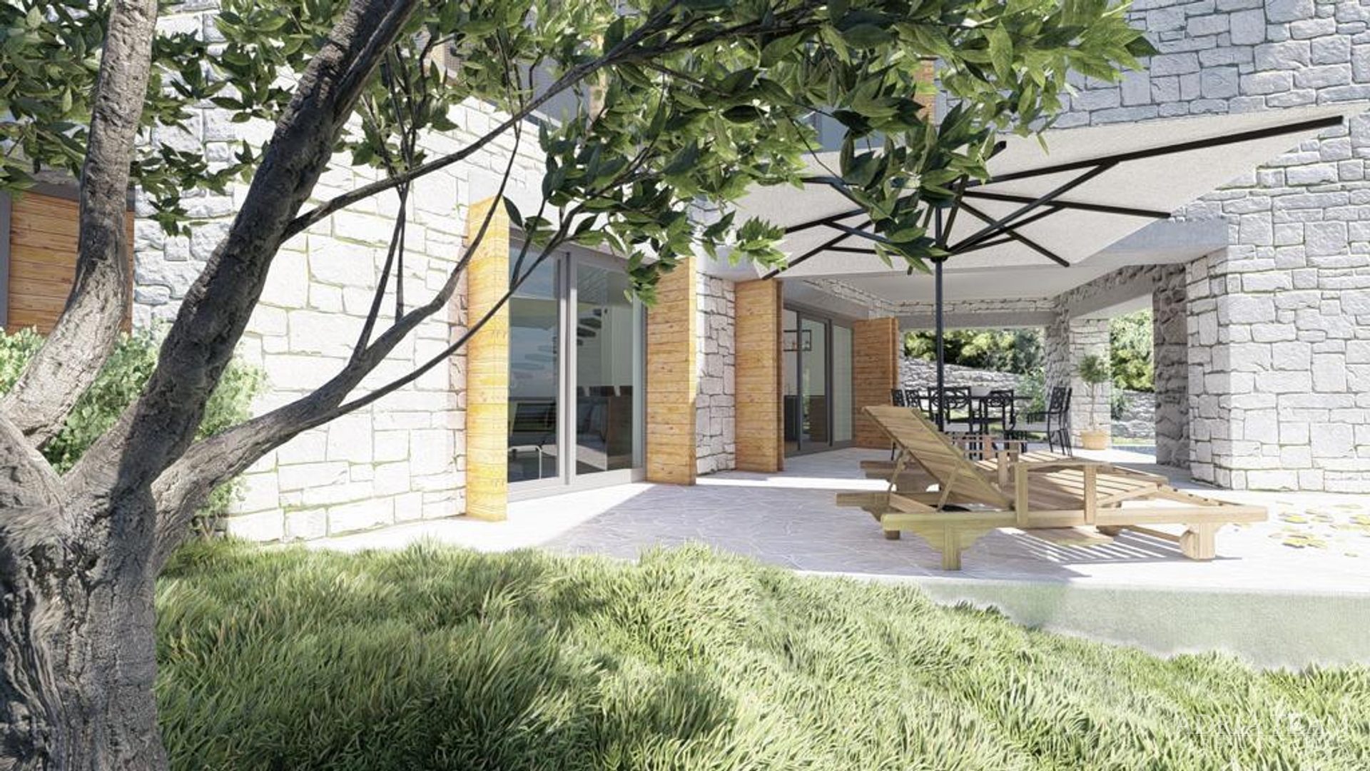 VILLA MIT SCHWIMMBAD, 200 M VOM MEER ENTFERNT, NOVIGRAD - ZADAR