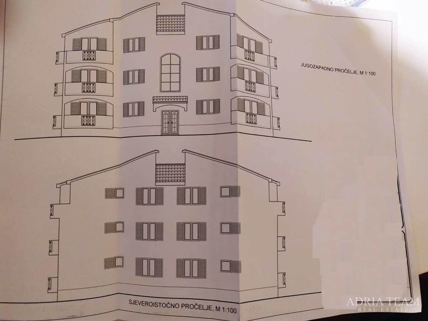 SALE!!! BUILDING LAND WITH PROJECT! 500 m FROM THE SEA, JASENICE - MASLENICA
