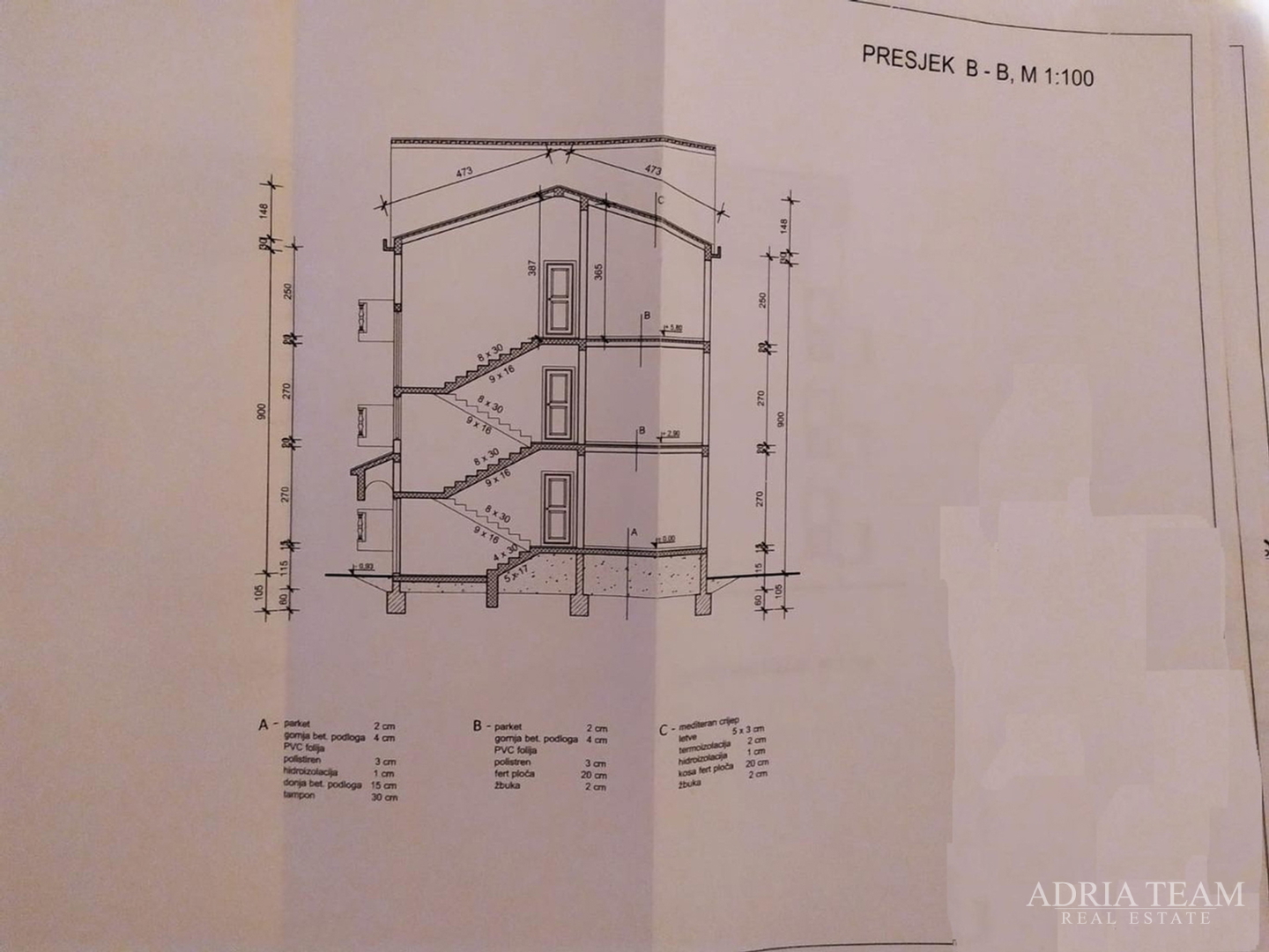 AKCIJA!!! GRAĐEVINSKO ZEMLJIŠE S PROJEKTOM! 500 m OD MORA, JASENICE - MASLENICA