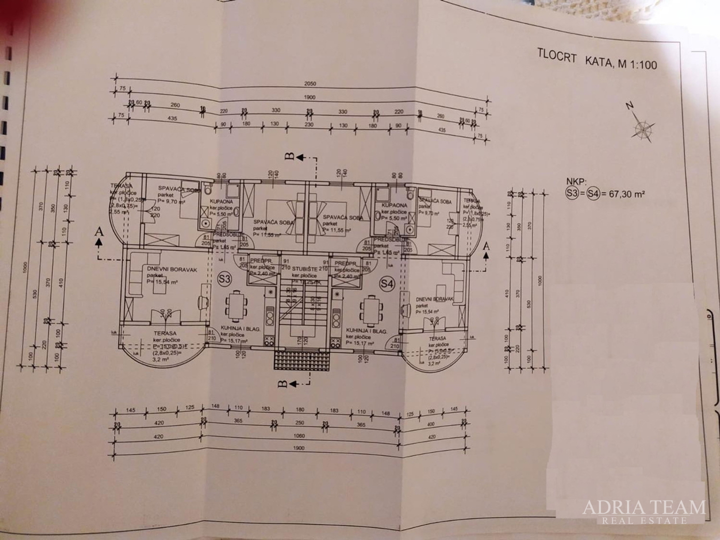 AKCIJA!!! GRAĐEVINSKO ZEMLJIŠE S PROJEKTOM! 500 m OD MORA, JASENICE - MASLENICA