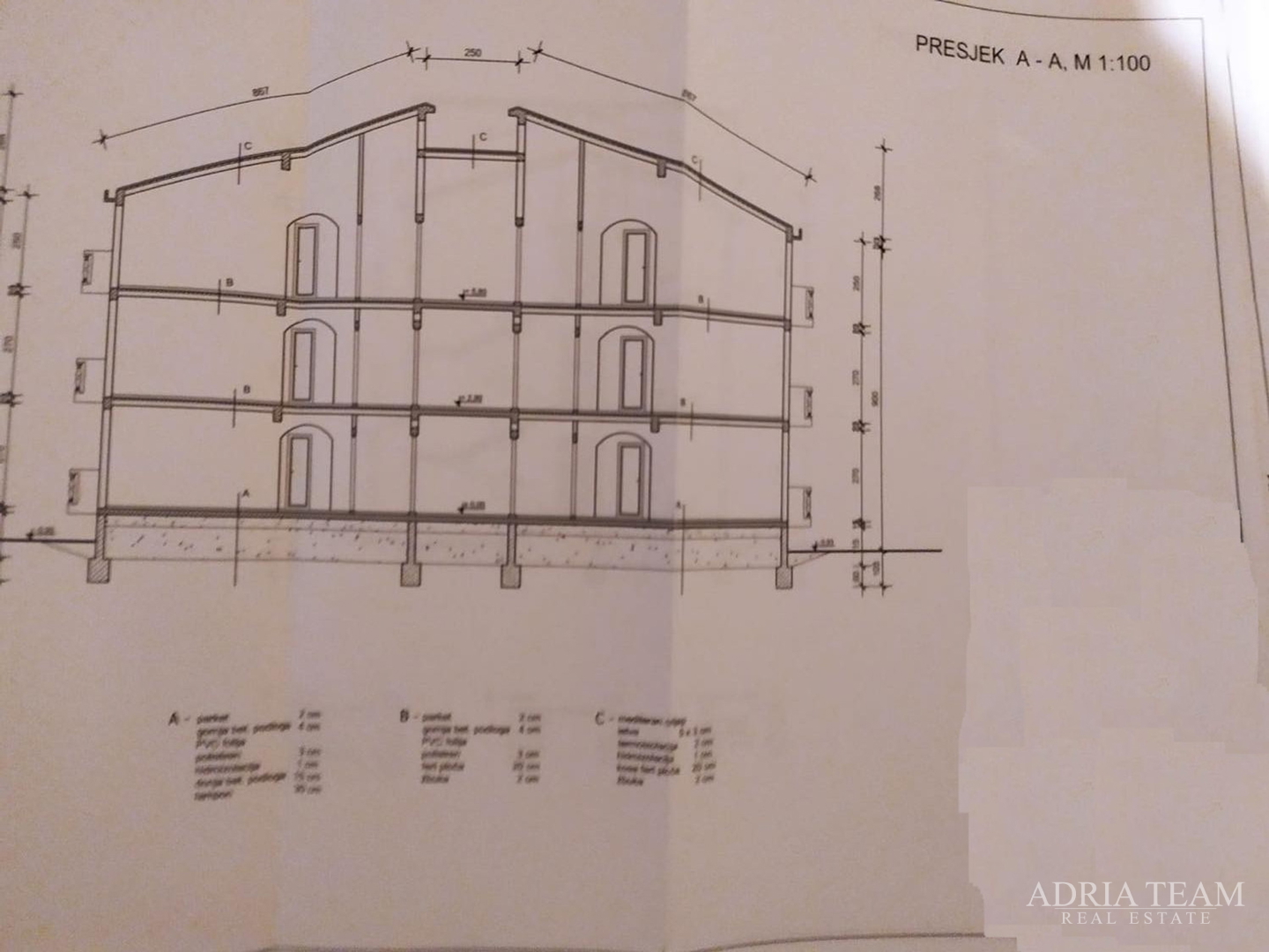 SALE!!! BUILDING LAND WITH PROJECT! 500 m FROM THE SEA, JASENICE - MASLENICA