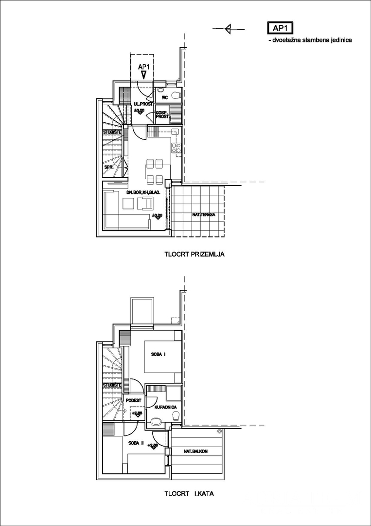 TOWNHOUSES WITH GARDENS, 200 M FROM THE BEACH!!! PRIME LOCATION!! PAG - NOVALJA