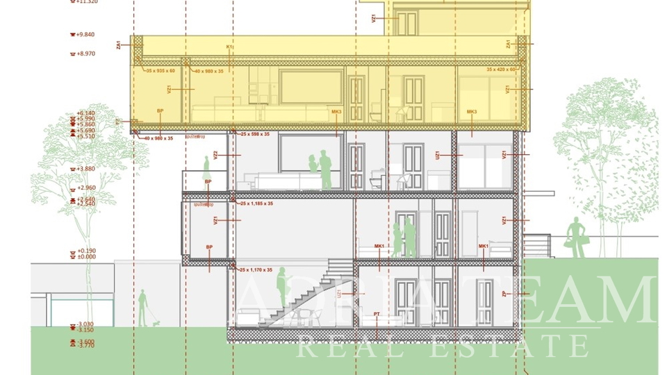 LUXUSNÍ APARTMÁNY S OTEVŘENÝM VÝHLEDEM NA MOŘE, 1. ŘADA K MOŘI, VINJERAC-ZADAR