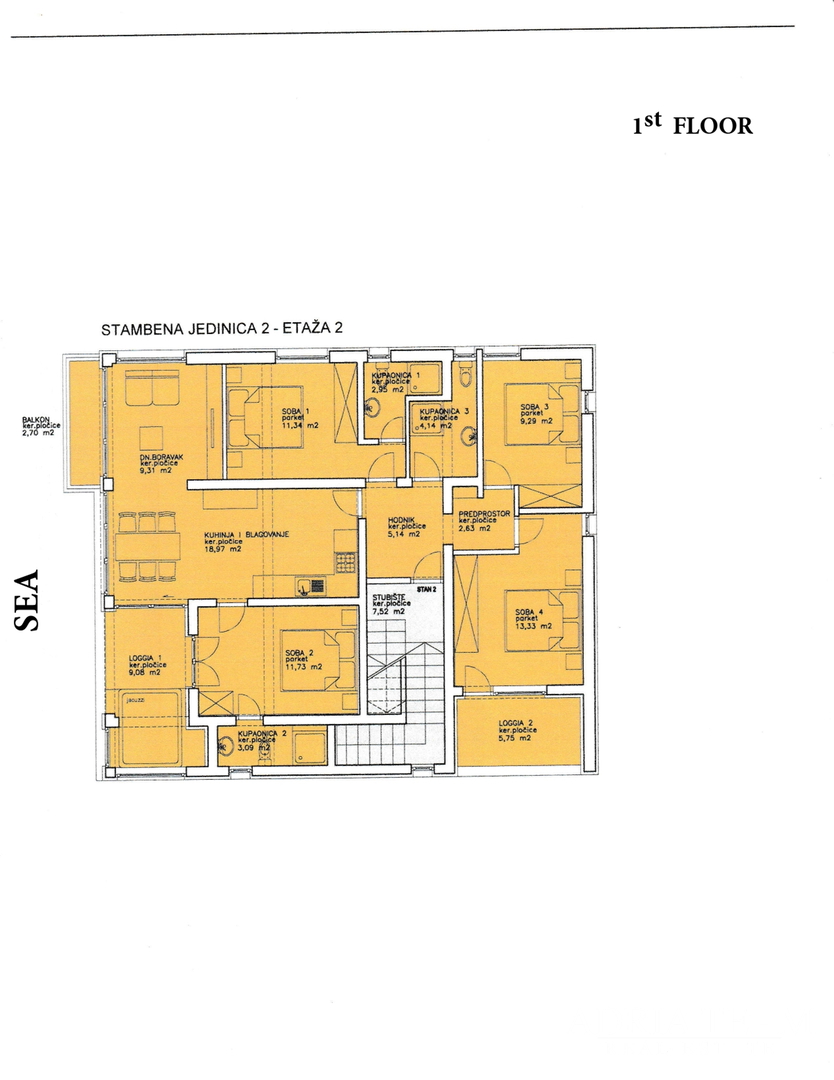 APARTMANI PRVI RED DO MORA, VIR - ZADAR