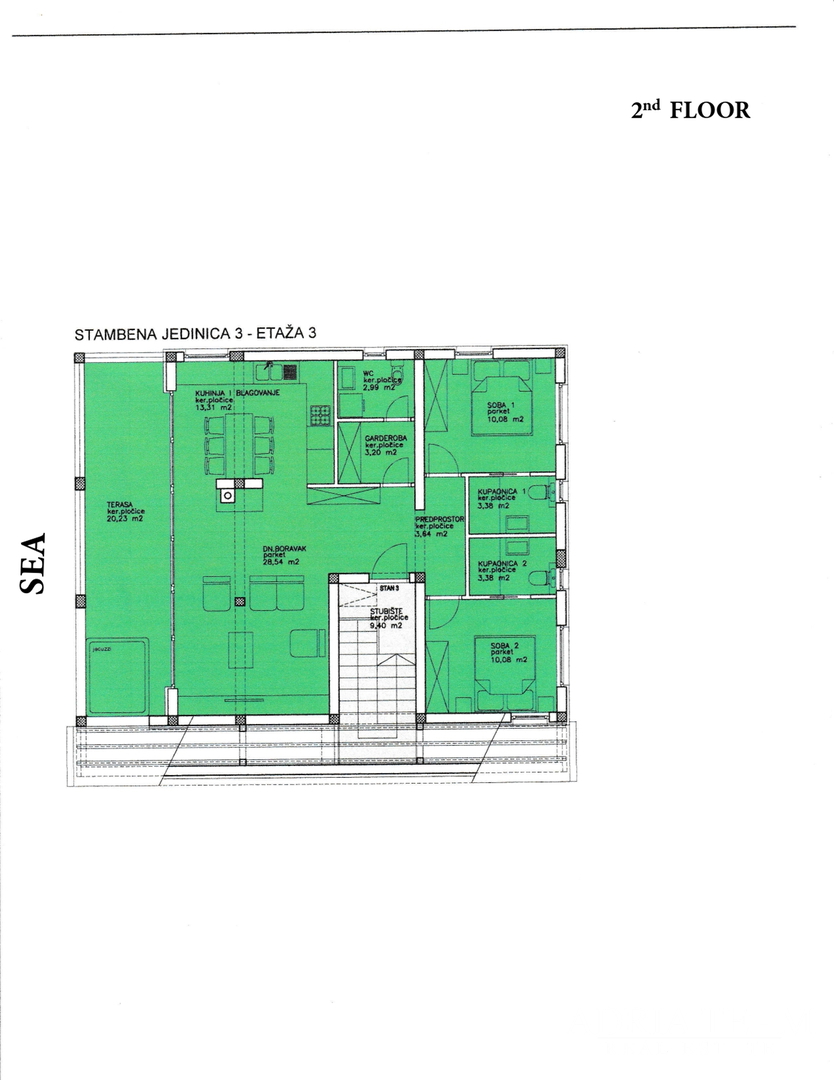APARTMANI PRVI RED DO MORA, VIR - ZADAR