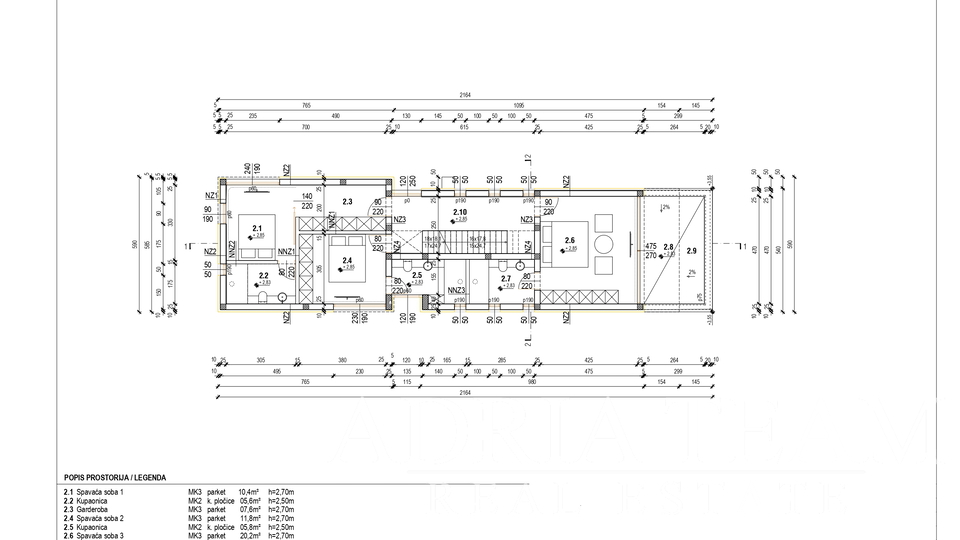 VILLA, NEW BUILDING, 205 M FROM THE SEA - VRSI, MULO