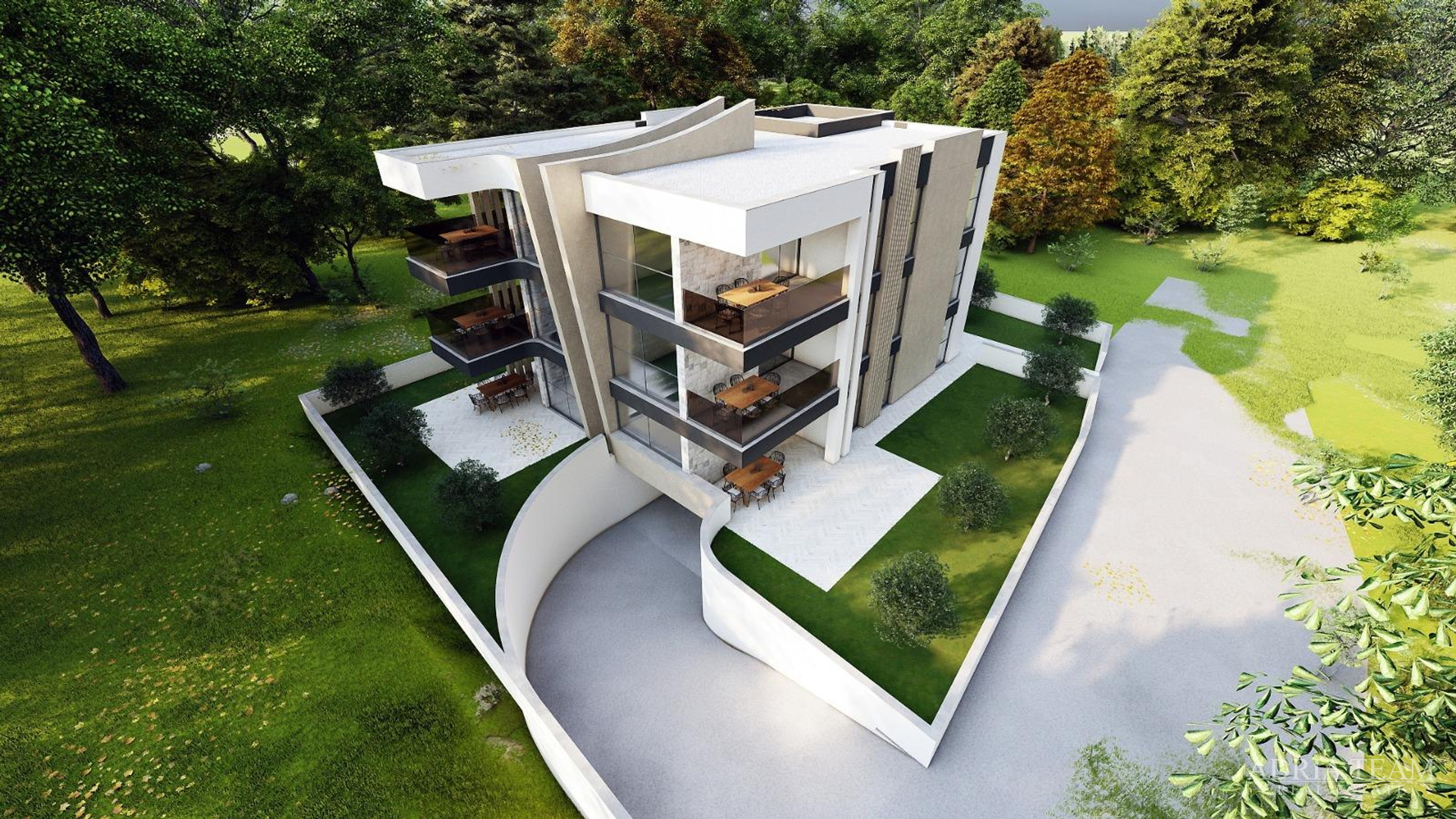 TWO-BEDROOM APARTMENTS - BUILDING A -  WITH SEA VIEW, 350 m FROM THE SEA, ZADAR - DIKLOVAC