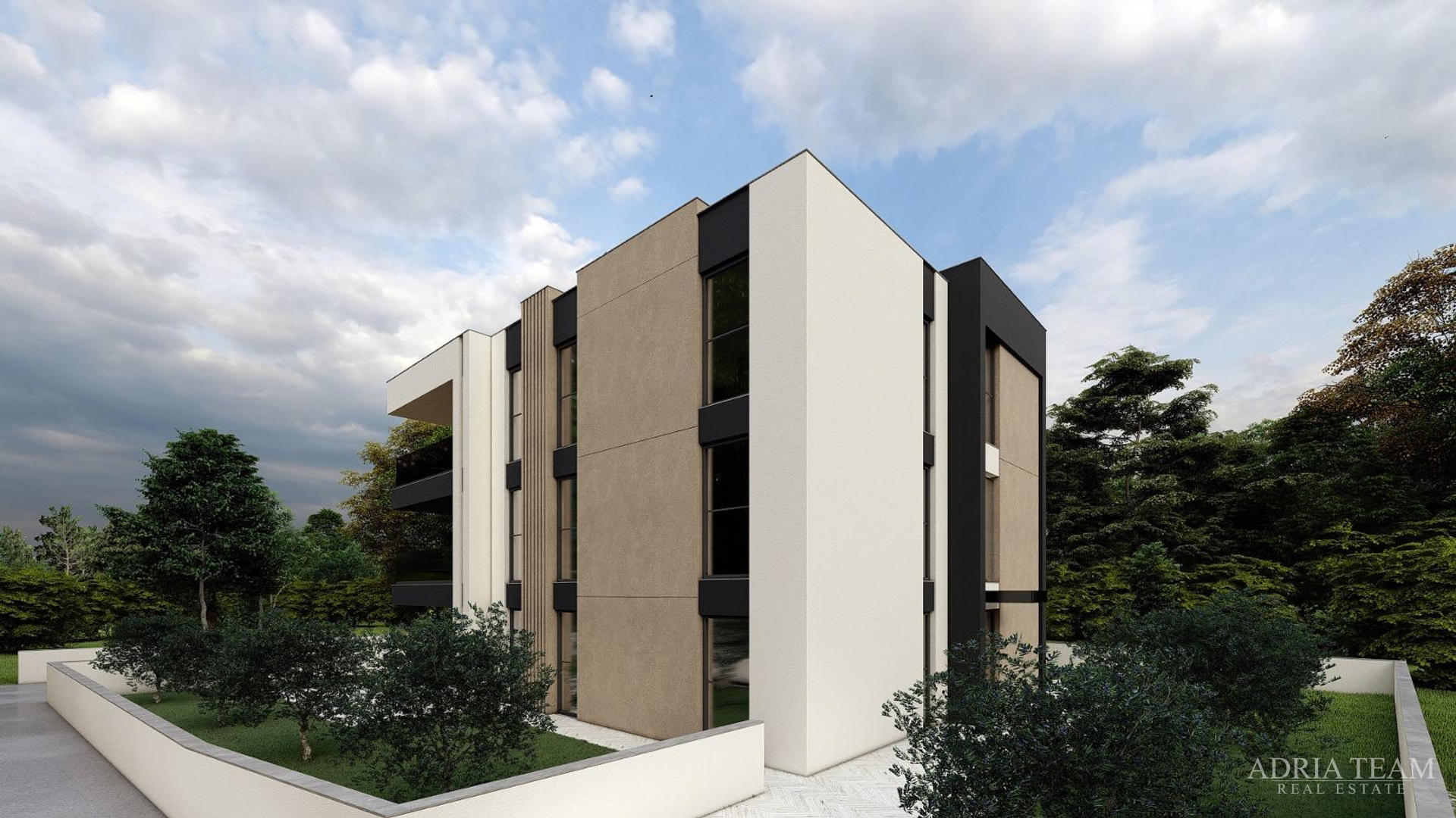 TWO-BEDROOM APARTMENTS - BUILDING A -  WITH SEA VIEW, 350 m FROM THE SEA, ZADAR - DIKLOVAC
