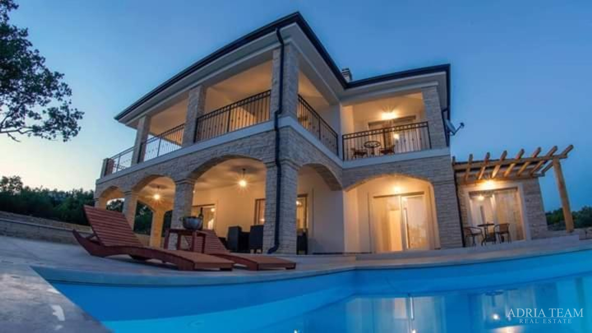 LUXURY STONE VILLA WITH SEA VIEW - LINARDIĆI, KRK