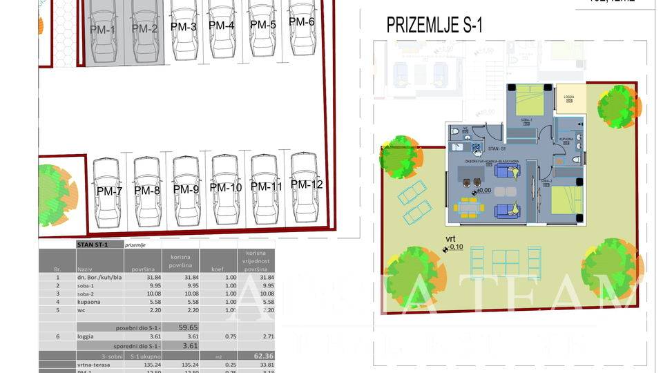 APARTMANI 100 m OD MORA, NOVOGRADNJA - MANDRE, PAG