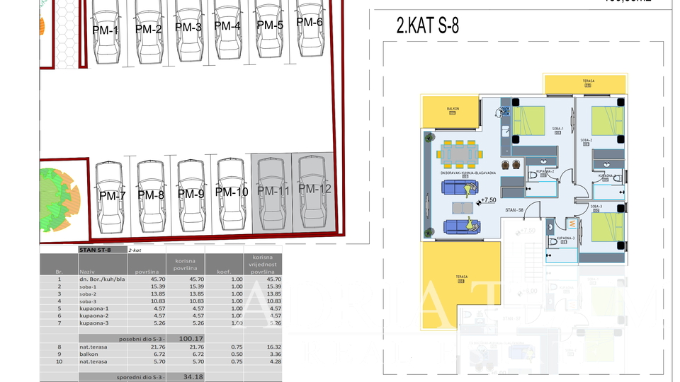 Ferienwohnung, 57 m2, Verkauf, Pag - Mandre