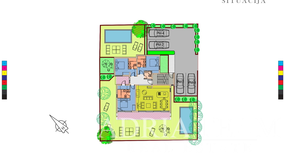 LUKSUZNI APARTMAN S POGLEDOM 50 m OD MORA - MANDRE, PAG