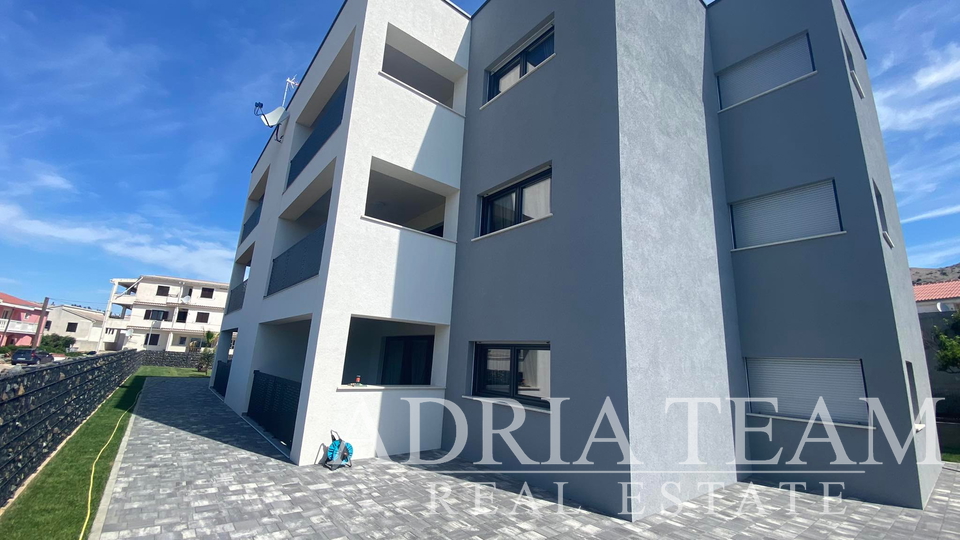 APARTMENTS IN NEW BUILDING WITH SEA VIEW, QUIET POSITION !! PAG