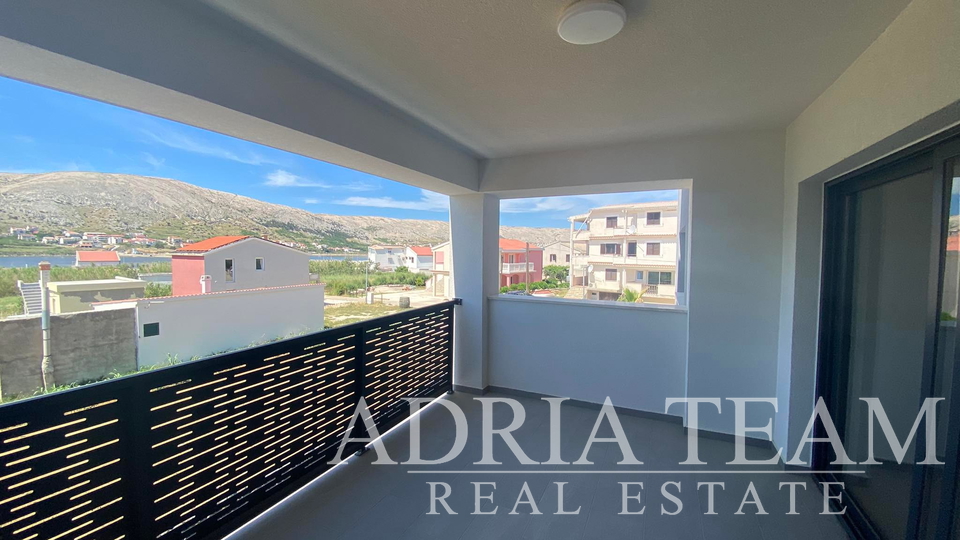 APARTMENTS IN NEW BUILDING WITH SEA VIEW, QUIET POSITION !! PAG