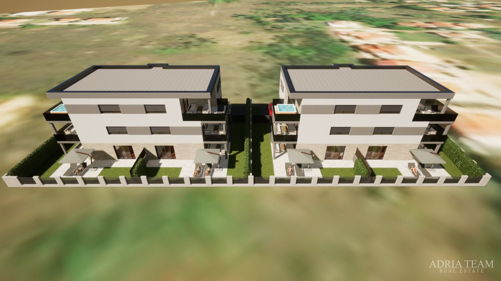 APARTMANI U STAMBENIM ZGRADAMA, NOVOGRADNJA, 150 m OD MORA - PRIVLAKA