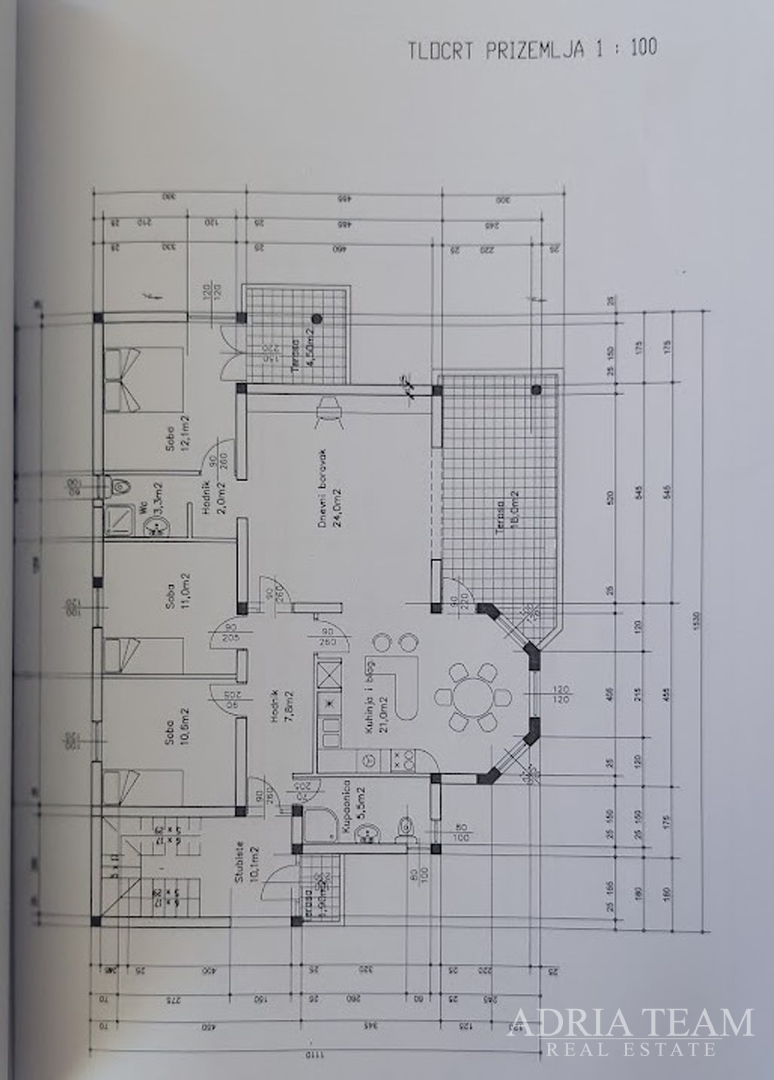 HOUSE WITH 2 APARTMENTS, IMMEDIATE PROXIMITY TO THE SEA - MASLENICA