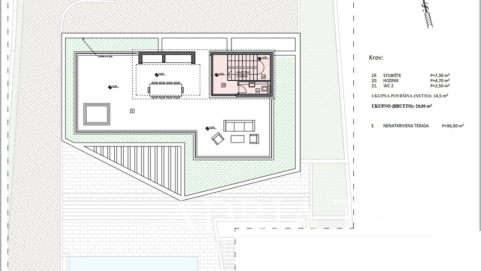 LUXUSNÍ VILA, NOVĚ POSTAVENÁ, 50 m OD MOŘE - LOKVA ROGOZNICA, OMIŠ