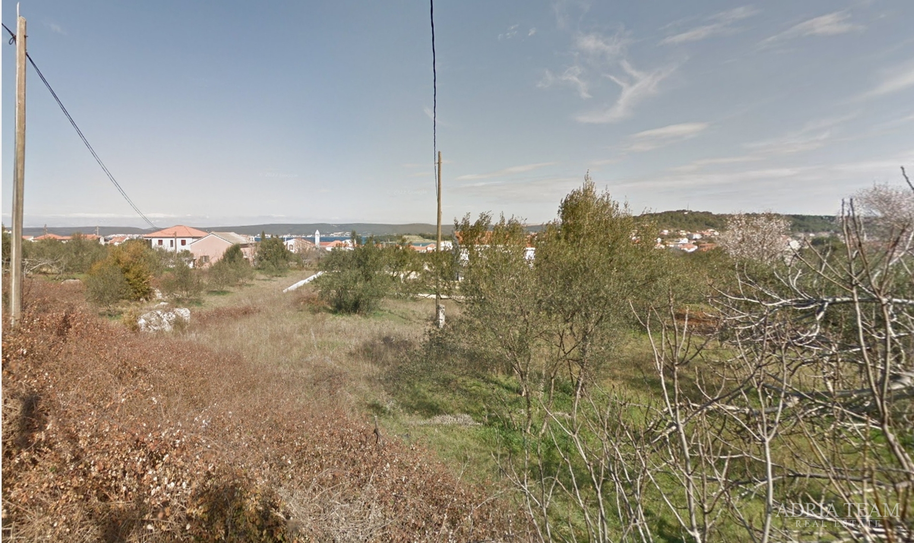 BUILDING LAND, NEAR THE SEA - MRLJANE, PAŠMAN