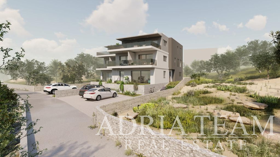 APARTMÁNY, PRVNÍ ŘADA K MOŘI - BRODARICA, ŠIBENIK