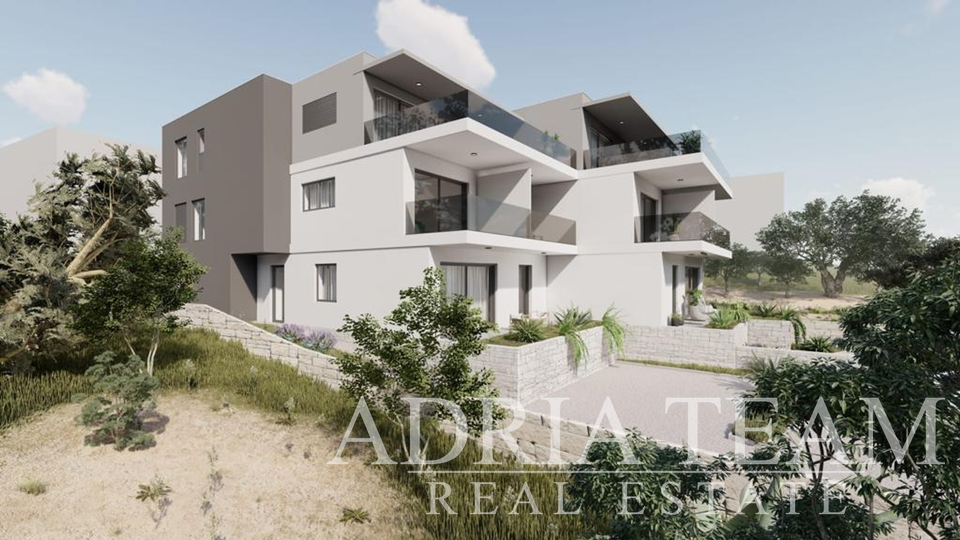 APARTMÁNY, PRVNÍ ŘADA K MOŘI - BRODARICA, ŠIBENIK