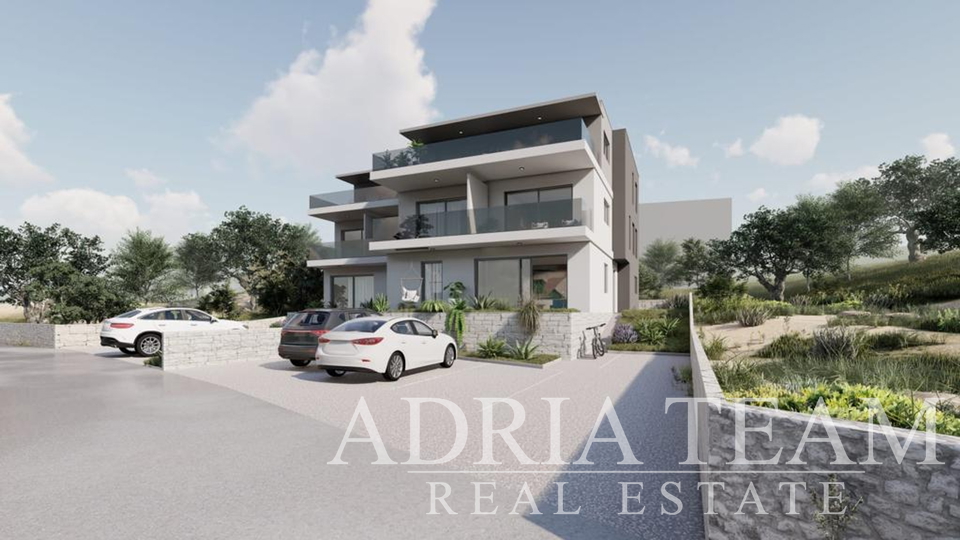 APARTMÁNY, PRVNÍ ŘADA K MOŘI - BRODARICA, ŠIBENIK