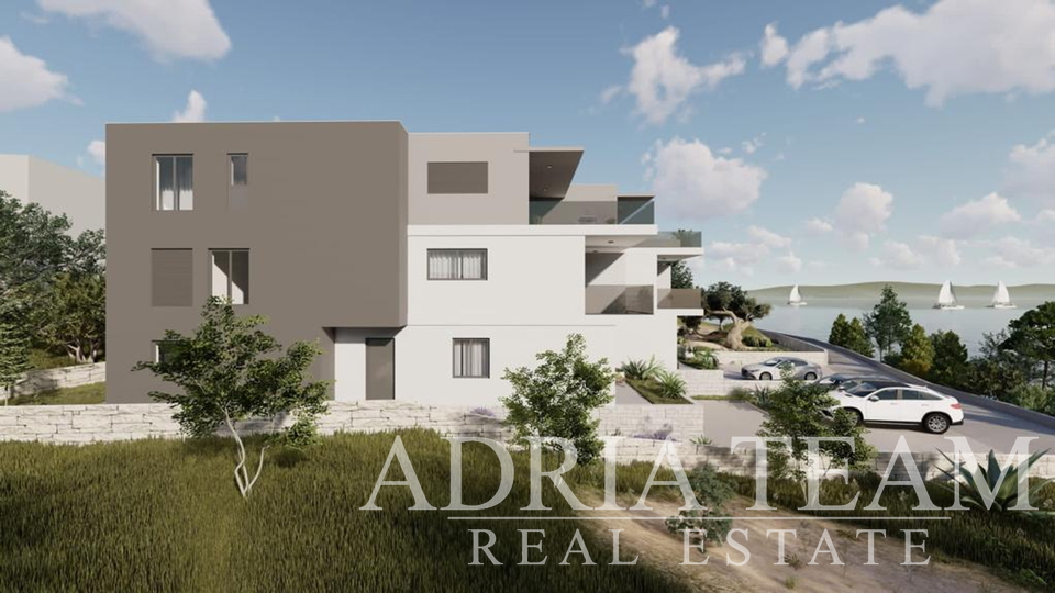 APARTMÁNY, PRVNÍ ŘADA K MOŘI - BRODARICA, ŠIBENIK