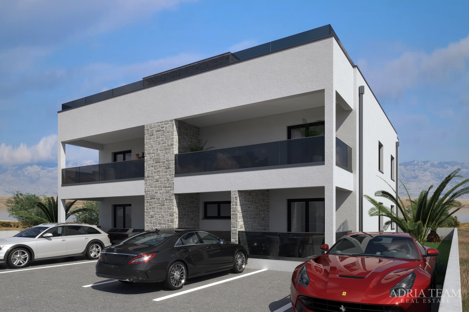 APARTMANI U STAMBENOJ ZGRADI U PRIZEMLJU, NOVOGRADNJA - VIR