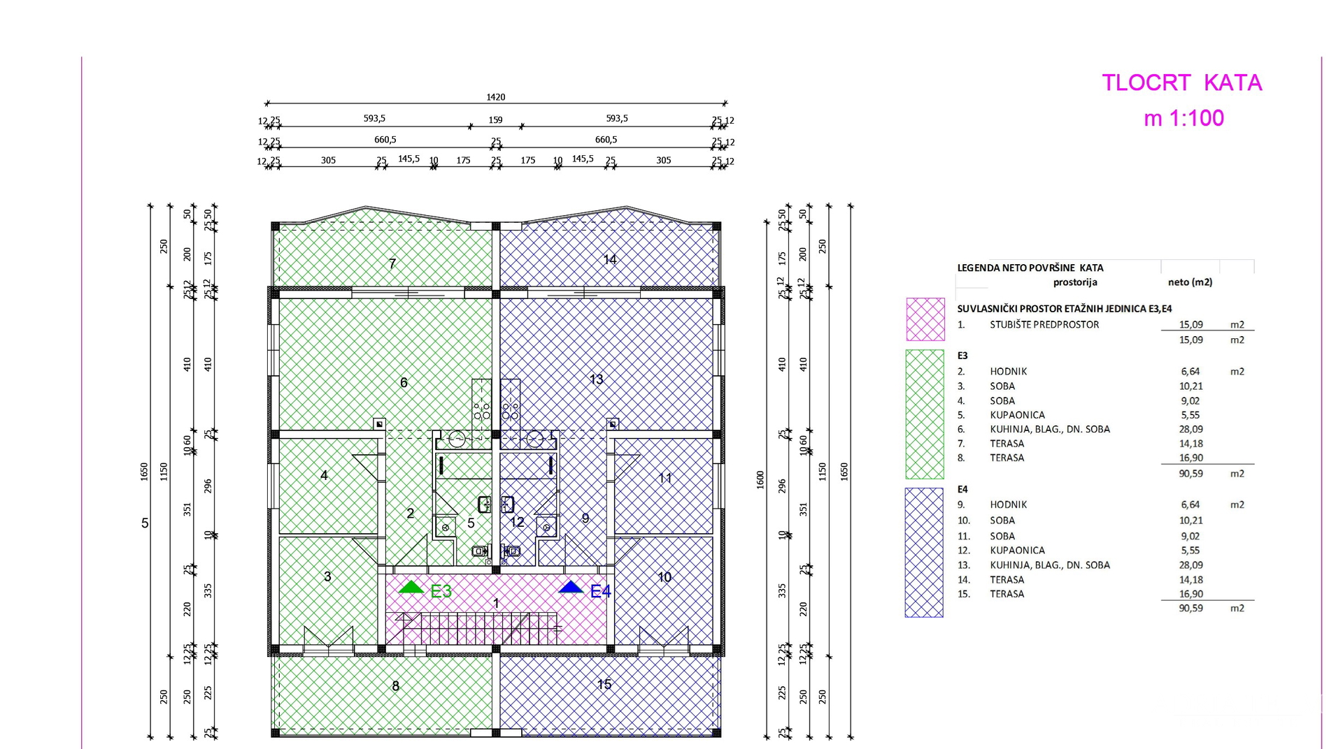 APARTMENTS IN A RESIDENTIAL BUILDING ON THE FIRST FLOOR, NEW CONSTRUCTION - VIR