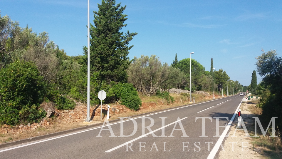 BUILDING LAND WITH SEA VIEW, 190 m FROM THE SEA, PAŠMAN - ŽDRELAC