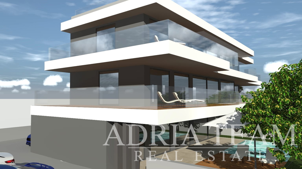 LUXURY APARTMENTS BY THE BEACH! EXCELLENT LOCATION! SECOND ROW TO THE SEA, PRIVLAKA - ZADAR