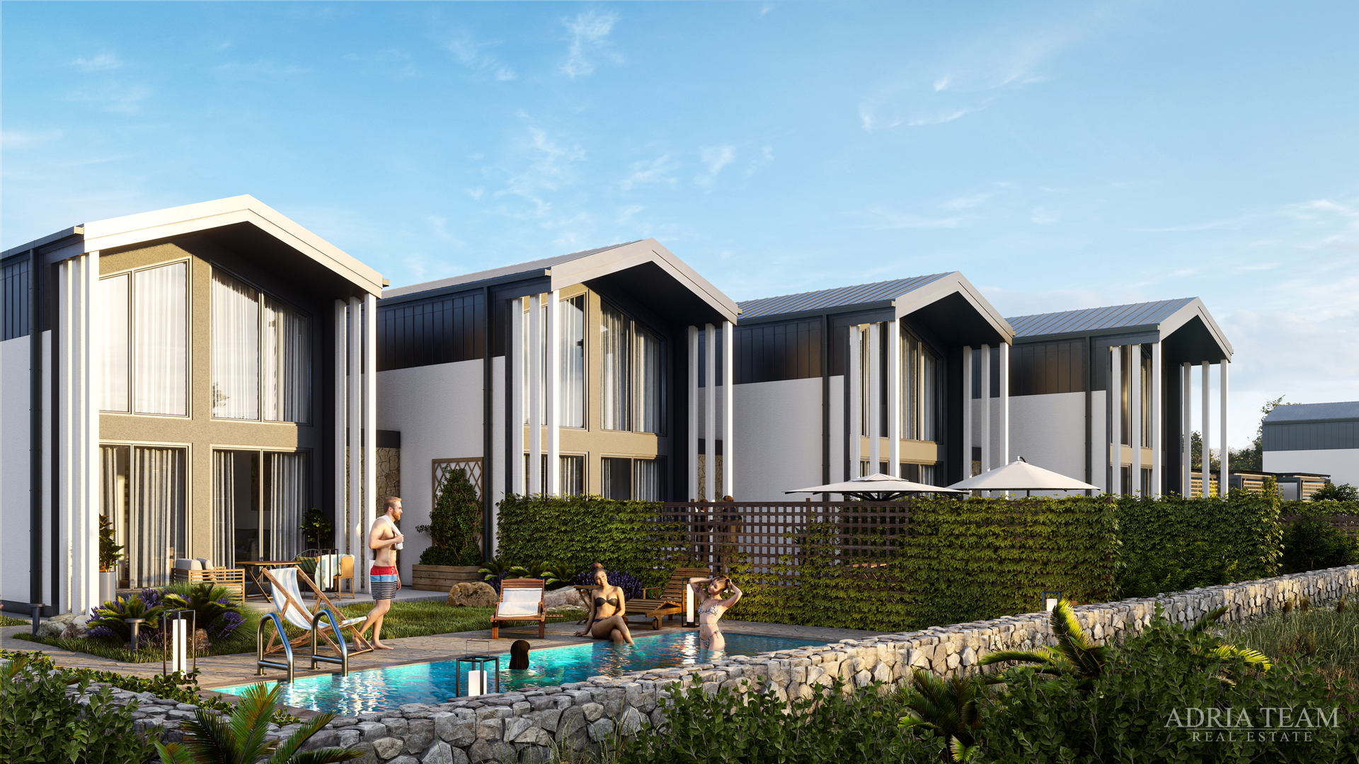 Terraced Houses, New Construction - Zaton, Zadar