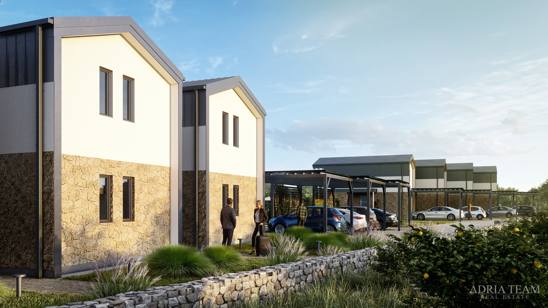 Terraced Houses, New Construction - Zaton, Zadar