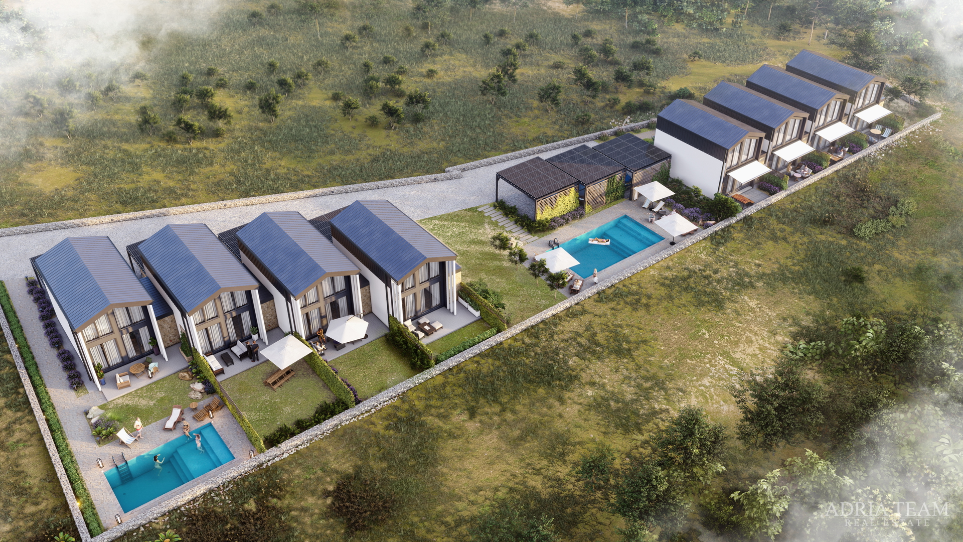 Terraced Houses, New Construction - Zaton, Zadar