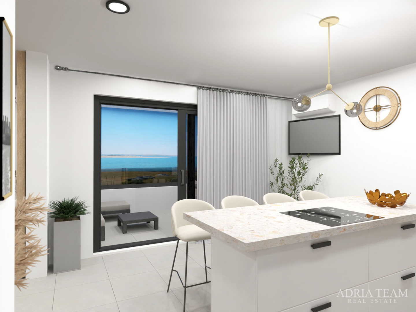 APARTMENT IN NEW CONSTRUCTION, 50 m FROM THE SEA! EXCELLENT POSITION - POVLJANA, PAG