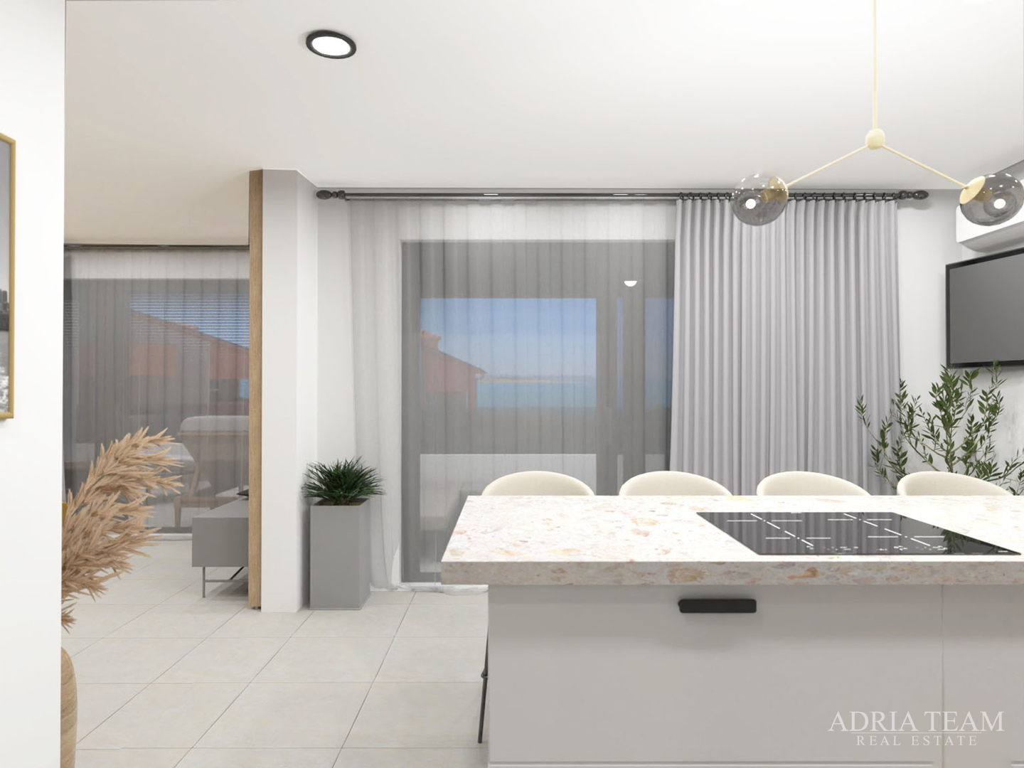 APARTMENT IN NEW CONSTRUCTION, 50 m FROM THE SEA! EXCELLENT POSITION - POVLJANA, PAG