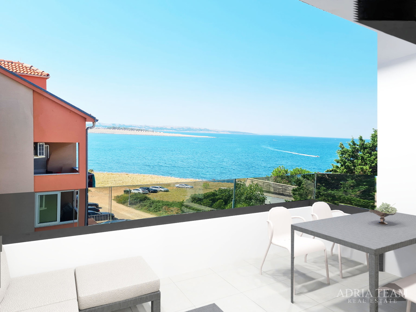 APARTMENT IN NEW CONSTRUCTION, 50 m FROM THE SEA! EXCELLENT POSITION - POVLJANA, PAG