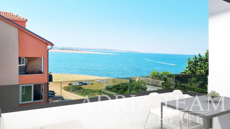 APARTMENT IN NEW CONSTRUCTION, 50 m FROM THE SEA! EXCELLENT POSITION - POVLJANA, PAG