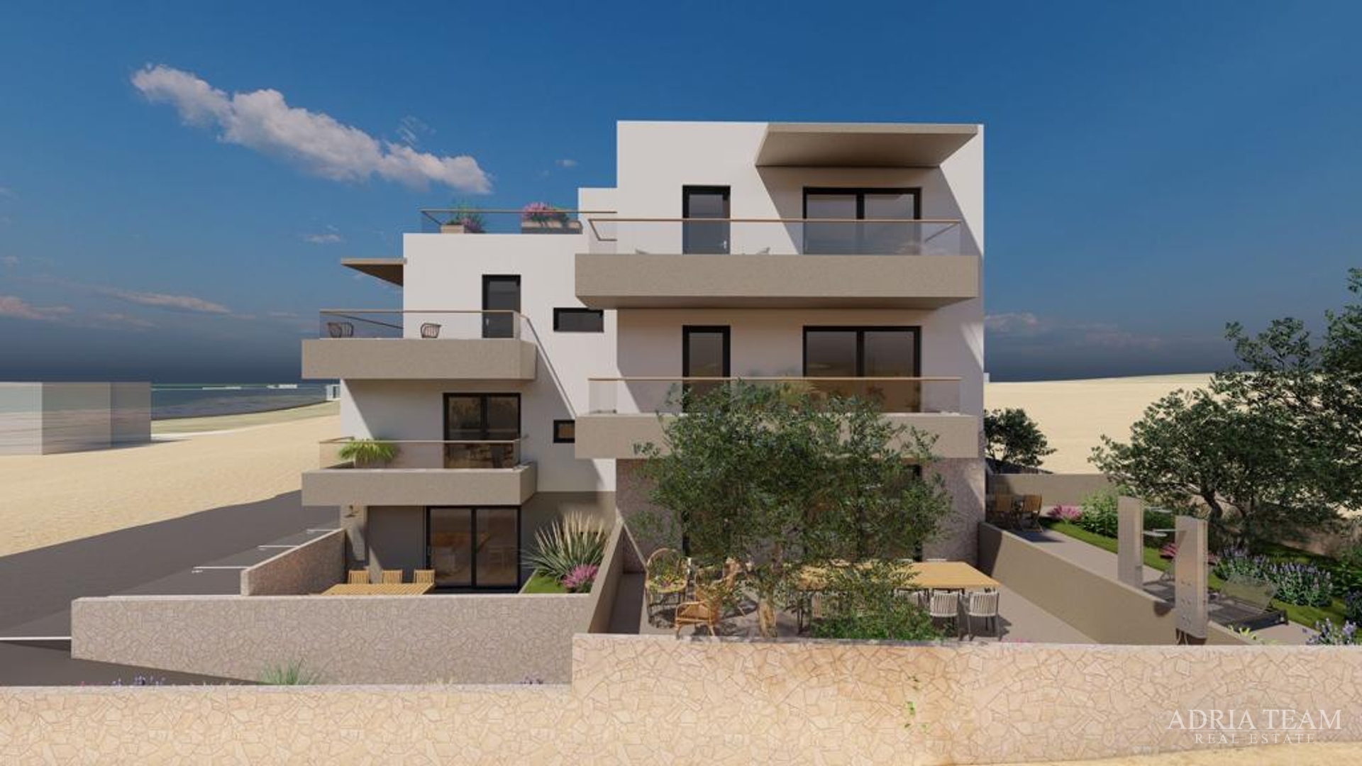 APARTMANI NA IZVRSNOJ LOKACIJI U URBANOJ VILI, NOVOGRADNJA - POVLJANA, PAG