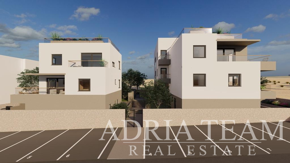 APARTMENTS ON EXCELLENT LOCATION IN URBAN VILLA, NEW CONSTRUCTION - POVLJANA, PAG