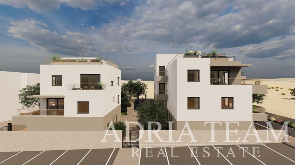 APARTMENTS ON EXCELLENT LOCATION IN URBAN VILLA, NEW CONSTRUCTION - POVLJANA, PAG