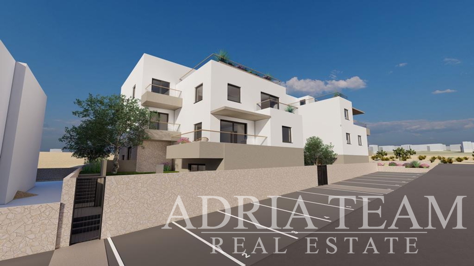 APARTMENTS ON EXCELLENT LOCATION IN URBAN VILLA, NEW CONSTRUCTION - POVLJANA, PAG