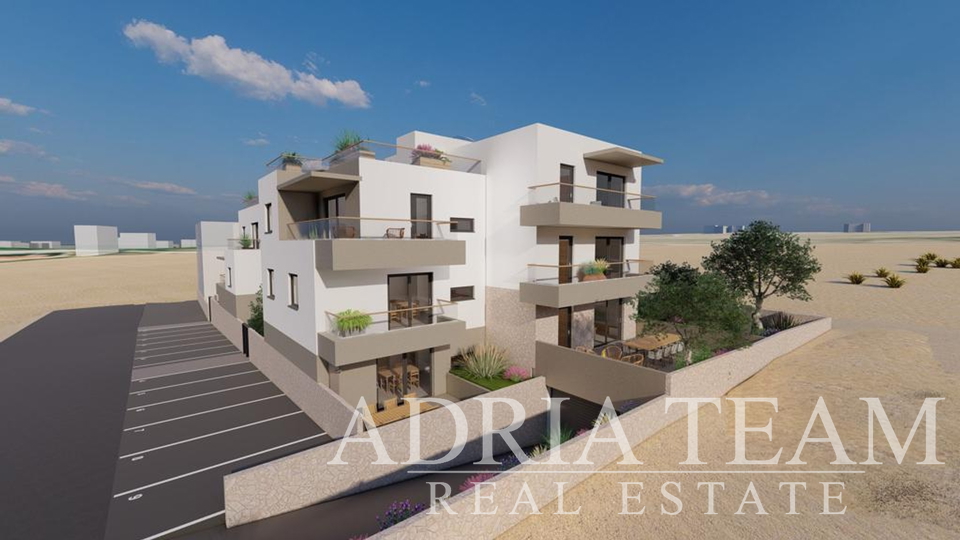 APARTMENTS ON EXCELLENT LOCATION IN URBAN VILLA, NEW CONSTRUCTION - POVLJANA, PAG