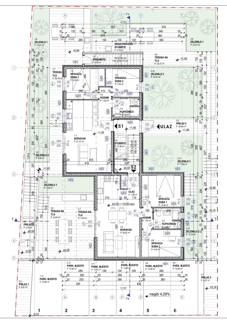 APARTMANI NA IZVRSNOJ LOKACIJI U URBANOJ VILI, NOVOGRADNJA - POVLJANA, PAG