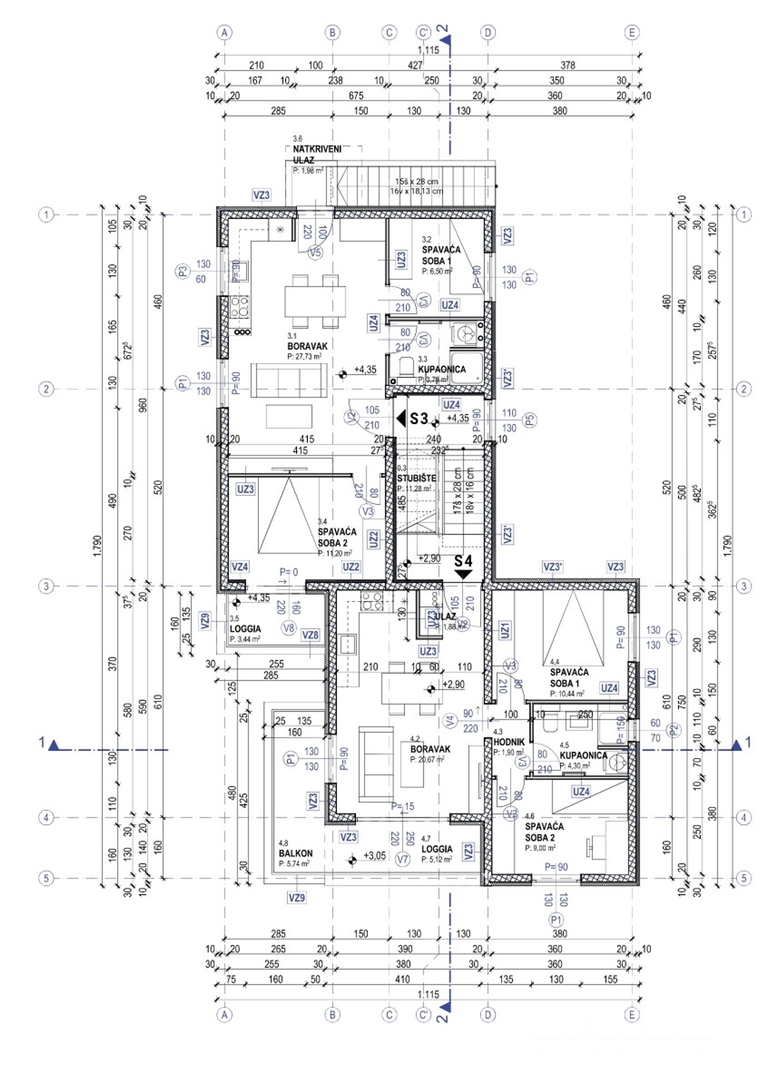 APARTMANI NA IZVRSNOJ LOKACIJI U URBANOJ VILI, NOVOGRADNJA - POVLJANA, PAG