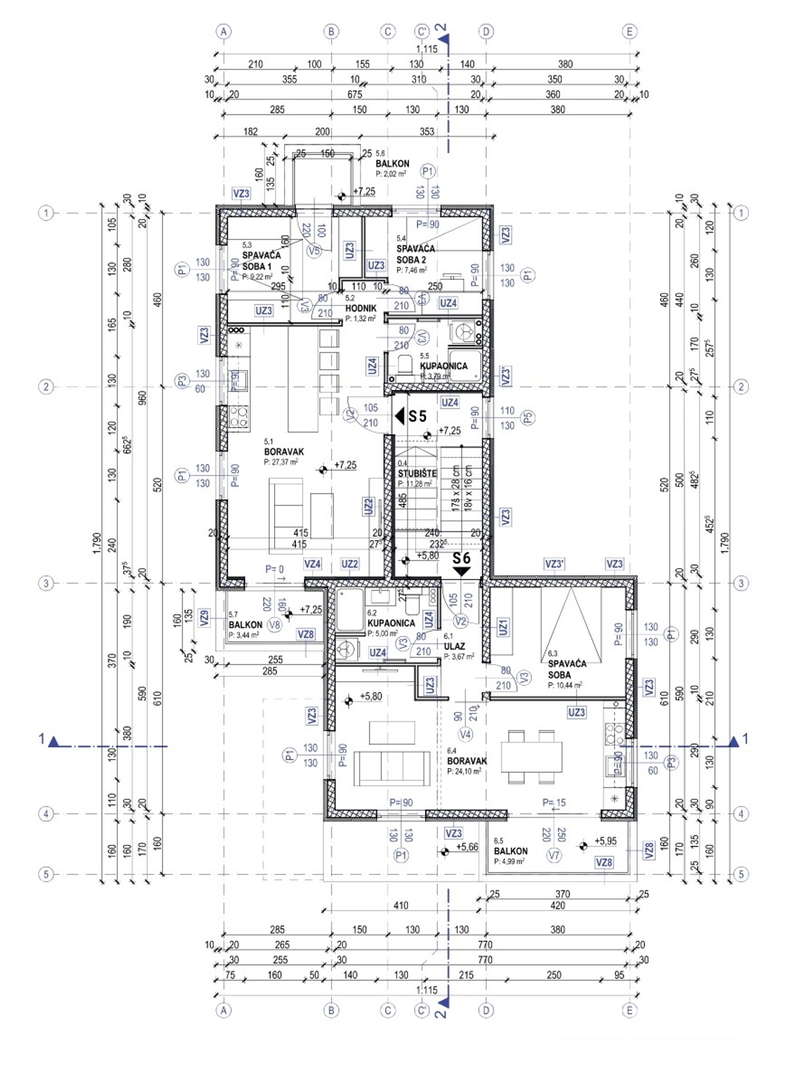 APARTMANI NA IZVRSNOJ LOKACIJI U URBANOJ VILI, NOVOGRADNJA - POVLJANA, PAG