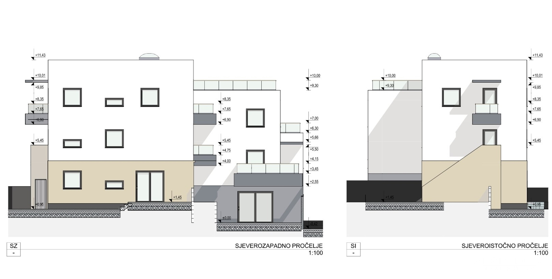 APARTMANI NA IZVRSNOJ LOKACIJI U URBANOJ VILI, NOVOGRADNJA - POVLJANA, PAG