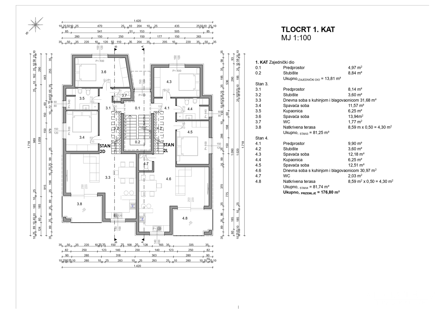 APARTMANI U NOVOGRADNJI - PAG, ŠIMUNI